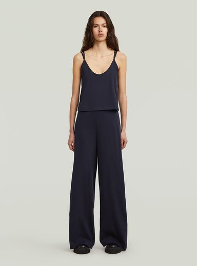 Spaghetti Strap Loose Jumpsuit